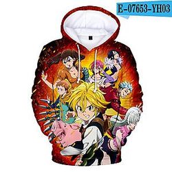 The Seven Deadly Sins Hoodie - Fashion Hooded Hot Winter 3D Printed Hoodie