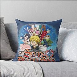 The Seven Deadly Sins Pillows - The Seven Deadly Sins Throw Pillow RB1606