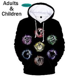 The Seven Deadly Sins Hoodie - Harajuku Hooded Hot Winter Printed Hoodie