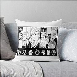 The Seven Deadly Sins Pillows - The Deadly Seven Sins Throw Pillow RB1606