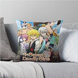 The Seven Deadly Sins Pillows - Imperal Wrath The Gods Throw Pillow RB1606