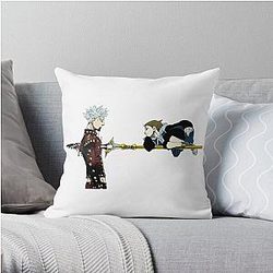 The Seven Deadly Sins Pillows - Ban and King Throw Pillow RB1606