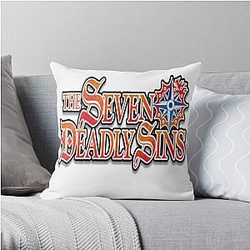 The Seven Deadly Sins Pillows - The Seven Deadly Sins Throw Pillow RB1606