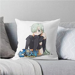 The Seven Deadly Sins Pillows - The Seven Deadly Sins - logo Throw Pillow RB1606