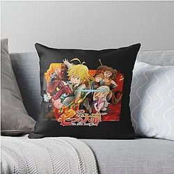 The Seven Deadly Sins Pillows - The Seven Deadly Sins Throw Pillow RB1606