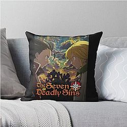 The Seven Deadly Sins Pillows - The Seven Deadly Sins Throw Pillow RB1606