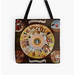 The Seven Deadly Sins Bags - The Four Last Things All Over Print Tote Bag RB1606