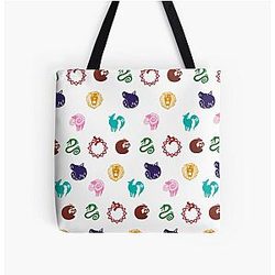 The Seven Deadly Sins Bags - Nanatsu no Taizai Print All Over Print Tote Bag RB1606