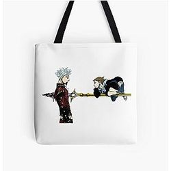 The Seven Deadly Sins Bags - Ban and King All Over Print Tote Bag RB1606