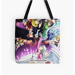 The Seven Deadly Sins Bags - Dragon's Judgement All Over Print Tote Bag RB1606