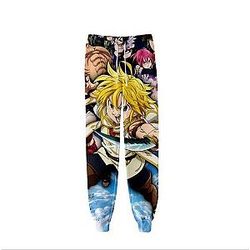 The Seven Deadly Sins Pants &amp; Joggers - 7 Deadly Sins characters Joggers SDM1010