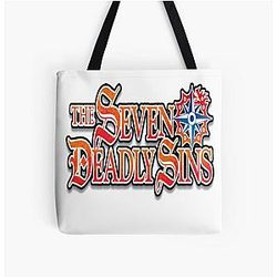 The Seven Deadly Sins Bags - The Seven Deadly Sins All Over Print Tote Bag RB1606