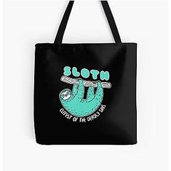 The Seven Deadly Sins Bags - Sloth Cutest All Over Print Tote Bag RB1606