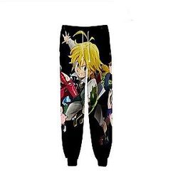 The Seven Deadly Sins Pants &amp; Joggers - captain Meliodas Nanatsu No Taizai Joggers SDM1010