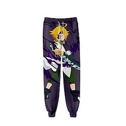 The Seven Deadly Sins Pants &amp; Joggers - Meliodas demon mode Joggers SDM1010