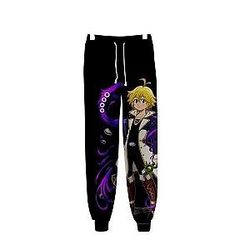 The Seven Deadly Sins Pants &amp; Joggers - Meliodas Nanatsu No Taizai Joggers SDM1010