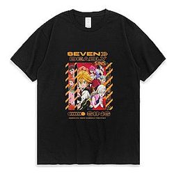 The Seven Deadly Sins T-Shirt - Graphic Print Anime T-shirt