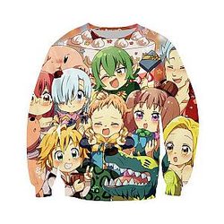 The Seven Deadly Sins Sweatshirts - Nanatsu No Taizai Sweatshirt SDM1010