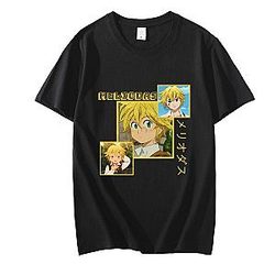 Japanese Anime Seven Deadly Sins T-Shirt - Graphic Summer Tops T-shirt Unisex