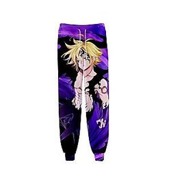 The Seven Deadly Sins Pants &amp; Joggers - SDS Meliodas art Joggers SDM1010