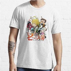 The Seven Deadly Sins T-Shirts - Anime logo Essential T-Shirt RB1606