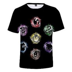 The Seven Deadly Sins T-shirt - Unisex 3D Printed T-shirt