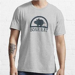 The Seven Deadly Sins T-Shirts - Boar Hat Bar Essential T-Shirt RB1606
