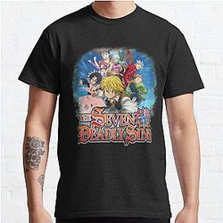The Seven Deadly Sins T-Shirts - The seven deadly sins Classic T-Shirt RB1606