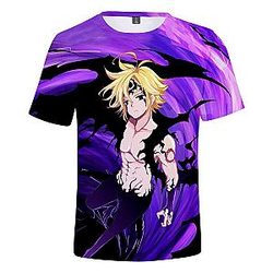 The Seven Deadly Sins T-shirt - Trendy 3D Printed T-shirts