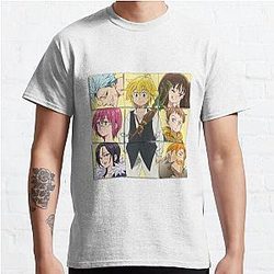 The Seven Deadly Sins T-Shirts - Nanatsu No Taizai Classic T-Shirt RB1606