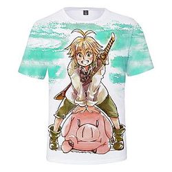The Seven Deadly Sins T-shirt - Printed The Seven Deadly Sins T-shirts