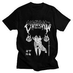 Chainsaw Man Merch - Character Anime Graphic Printed Tee