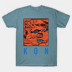 Chainsaw Man Merch - Kon Anime Graphic Printed Tee