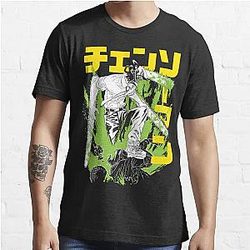 Chainsaw Man Merch - Warrior Denji Graphic Printed Tee