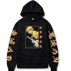 Demon Slayer Hoodie - Hooded Pullover Graphic Casual Hoodies