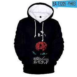 The Promised Neverland Hoodie - Hooded Pullover Graphic Casual Hoodies