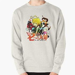 The Seven Deadly Sins Sweatshirts - The Seven Deadly Sins anime logo Pullover Sweatshirt RB1606