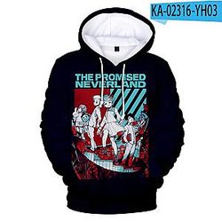 The Promised Neverland Hoodie - Graphic Printed Anime The Promised Neverland Hoodies
