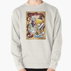 The Seven Deadly Sins Sweatshirts - The Seven Deadly Sins - poster Pullover Sweatshirt RB1606