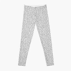 The Simpson Leggings - List of Every Bart Simpsons Chalkboard Gag Leggings 