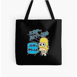 The Simpson Bags - Sparkle simpsons All Over Print Tote Bag 