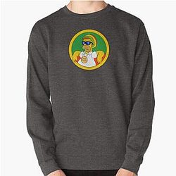 The Simpson Sweatshirts - Rasta Homer Pullover Sweatshirt 