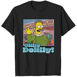 The Simpsons T-Shirt - Ned Flanders Okily Dokily Edition