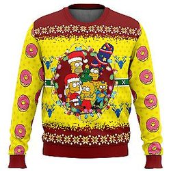 The Simpsons Family Ugly Christmas Sweater