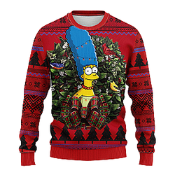 The Simpsons Marge Ugly Christmas Sweater 