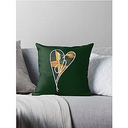 Digital Art Design of The Smashing Pumpkins Band Throw Pillow