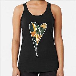 Digital Art Design of The Smashing Pumpkins Band Racerback Tank Top