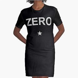 Official Smashing Pumpkins Zero  Graphic T-Shirt Dress