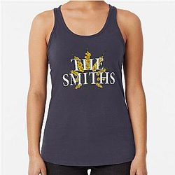 THE SMITHS Gladiolus circle yellow Racerback Tank Top