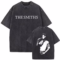 1980's Indie Morrissey DTNk1205 Washed The Smiths T-Shirts